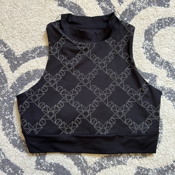 FREE W/ PURCHASE NWOT H&M Monogram-Print Sports Bra - Picture 2 of 6